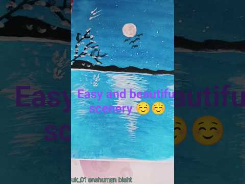 draw a night 🌃🌉 senery 😊😊#art #sundari