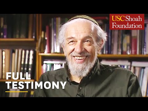 Rabbi Zalman Schacter-Shalomi | Full Testimony | USC Shoah Foundation