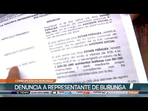 Representante suplente denuncia corrupción en la Junta Comunal de Burunga