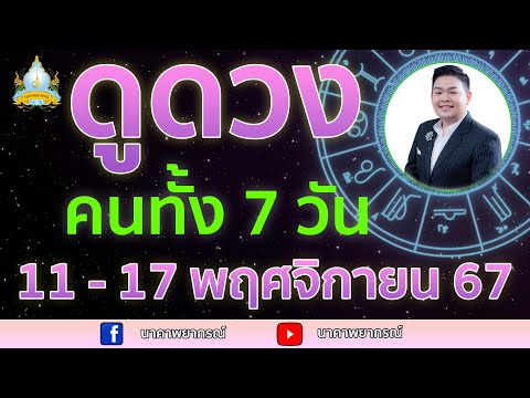 นาคาพยากรณ์ เปิดไพ่ทายดวงคนทั้ง7วัน1117พ.ย.67อ.สัจตยานาคาพยากรณ์อ.ตุ้ยนุ