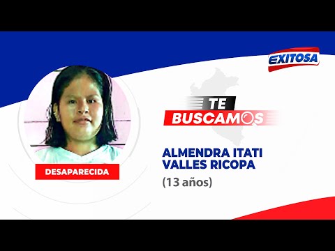 Te Buscamos: Menor de 13 años fue vista por última vez el pasado 20 de marzo en Ucayali