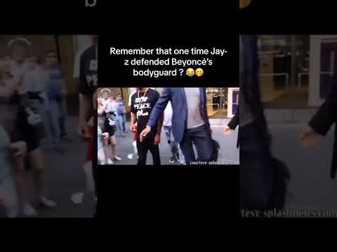 Remember that one time that Jay-Z defended Beyonce's bodyguard #shorts #beyonce #jayz #singer