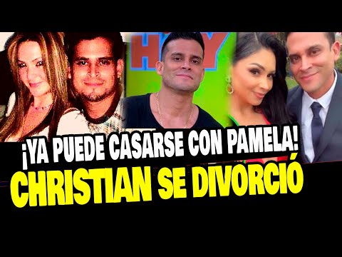 CHRISTIAN DOMINGUEZ SE DIVORCIA DE SU EX ESPOSA Y PODRÁ CASARSE CON PAMELA FRANCO