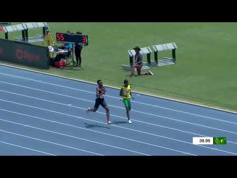 CARIFTA49: Tajh-Marques White from Jamaica wins Boys U17 400m Heat 2 | SportsMax TV