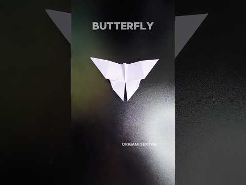 BUTTERFLY EASY ORIGAMI CRAFT TUTORIAL | DIY PAPER ORIGAMI BUTTERFLY