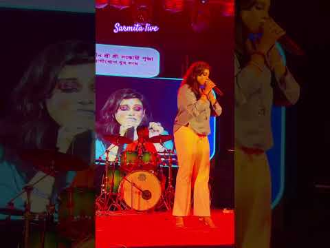 Sarmita Live - Mere Khawabo mein jo Aye #ddlj #srk #kajol #sarmitalive #sarmitabiswas #live #stage