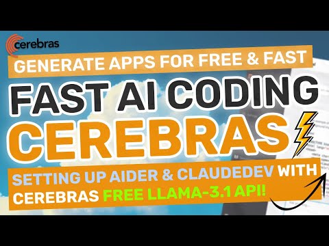 Cerebras + Aider + ClaudeDev + Continue : FASTEST & FREE AI Coding Setup with Llama-3.1 (Beats Groq)