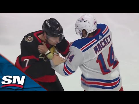 Brady Tkachuk Lands Big Blows In A Spirited Scrap With Connor Mackey