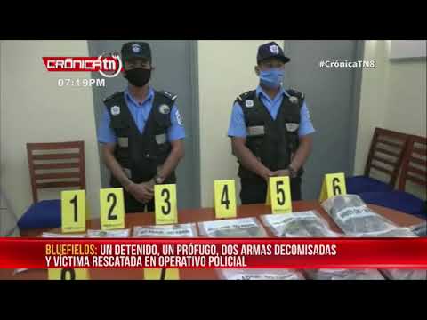 Policía captura a sujeto que cometió un secuestro en Bluefields - Nicaragua