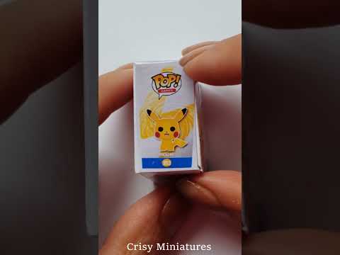 MINIATURE ✫ INSPIRED FUNKO PIKACHU ✫ #SHORTS