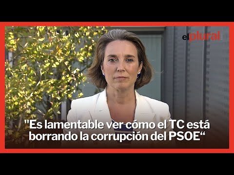 El PP acusa al Tribunal Constitucional de borrar la corrupción del PSOE