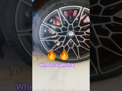wheel caught fire 🔥🔥🔥. #Wheelsoverheat #viraltubetech