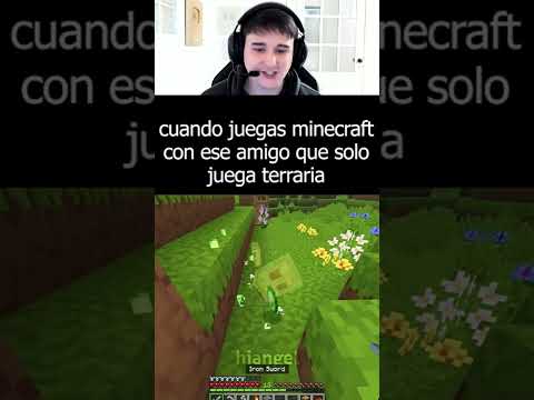 POV JUEGAS MINECRAFT CON TU AMIGO RARO🤣 #shorts #minecraft