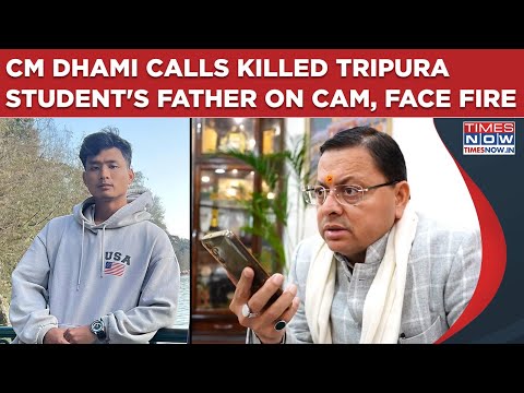 Uttarakhand CM Calls Tripura Student Angel Chakma's Father On Cam, Faces Priyanka Chaturvedi’s Fire