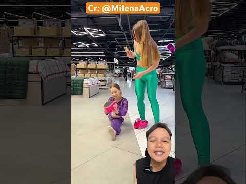 BERDIRI SALTO DAN PAMER SENDAL⁉️ MilenaAcro