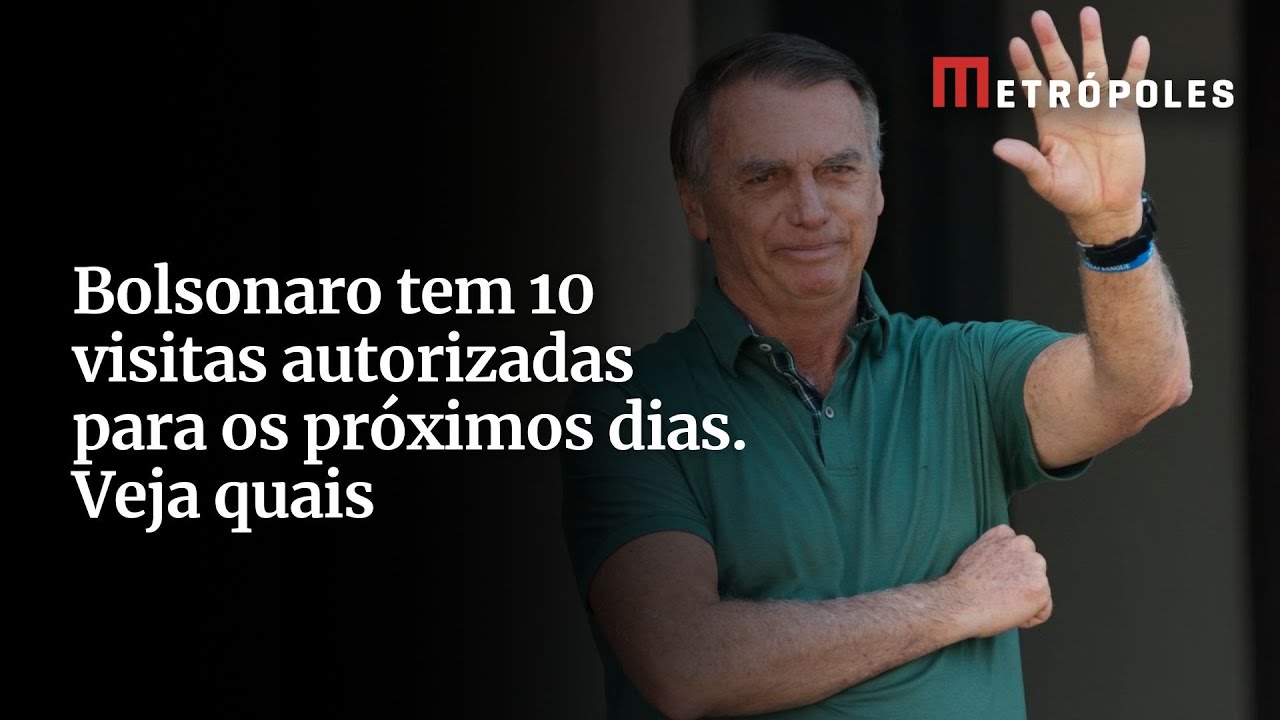 Bolsonaro tem 10 visitas autorizadas para os próximos dias Veja quais
