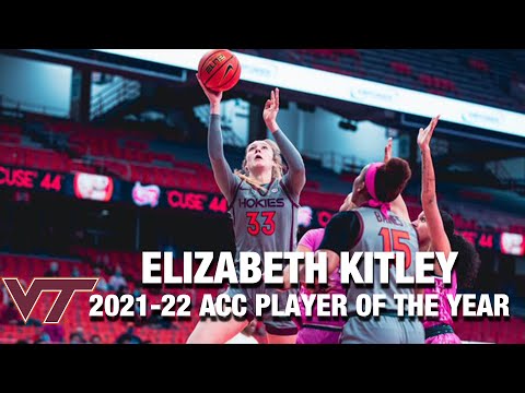 Acc Football Basketball 🏀 Virginia Tech's Elizabeth Kitley Named 2021-22 ACC Player Of The Year