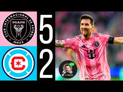 Messi Goes CRAZY! 🤯 Inter Miami 5-2 Chicago | INSANE Match Highlights 🔥