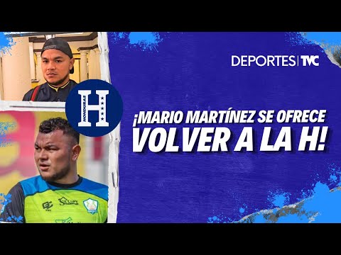 Mario Martínez se ofrece para regresar a la selección ahora con Reinaldo Rueda