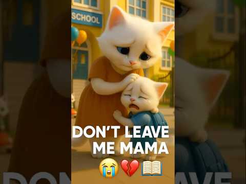 DON'T LEAVE ME MAMA 😭💔 📖 #cat #shorts #shortsviral