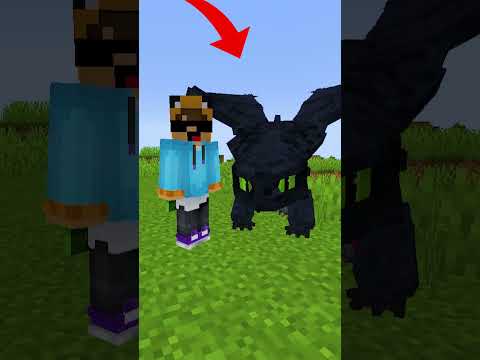 AHORA PUEDES DOMESTICAR A UN DRAGÓN EN MINECRAFT #minecraft #shorts