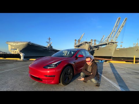 Tesla Model 3 Electric Car Review | My First Electric Car, San Francisco Drive Footage | 2021 Model