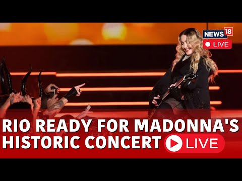 Madonna Concert LIVE | Rio's Crowd Await On Copacabana Beach To Attend Madonna's Free Concert | N18L