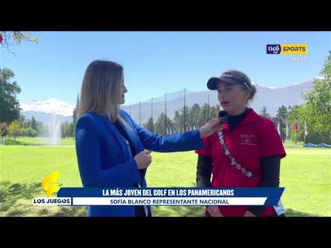 La más joven del golf en los Panamericanos. Sofia Blanco representante nacional.