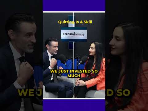 Afford Anything Podcast | QUITTING IS A SKILL