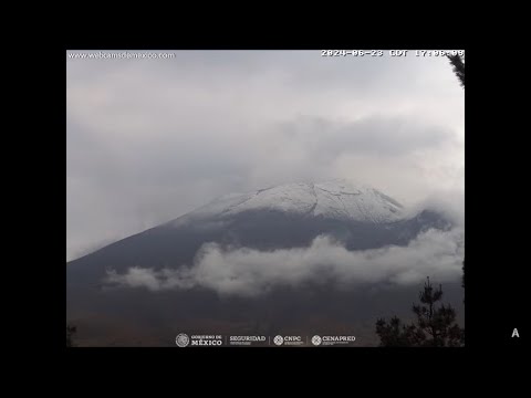 El #volcán #Popocatépetl luce ESPECTACULAR ??