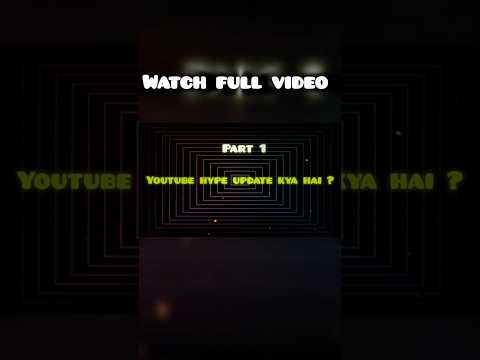 Youtube Hype New Update Explained | hype update on kaise kare #youtubegrowth #hype #youtube