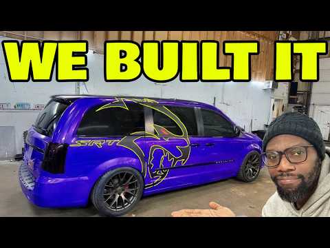 Transforming a Town and Country Minivan into a Hellcat Powerhouse: Challenges and Adventures