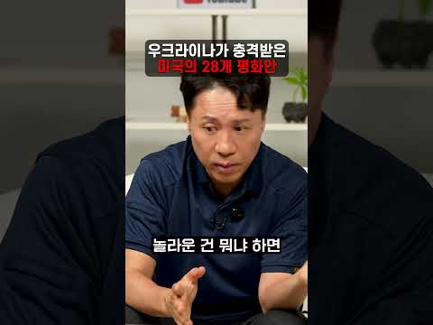 우크라이나가 충격받은 <strong>미국의</strong> 28개 평화안