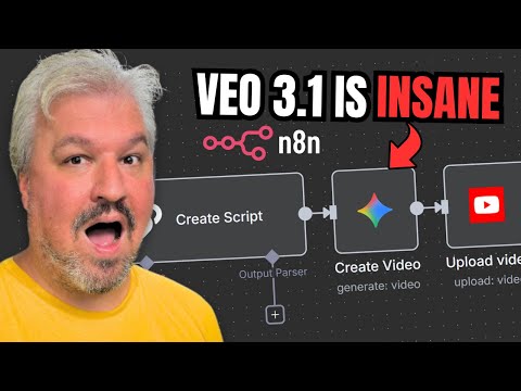 n8n YouTube Automation Tutorial with Veo 3.1
