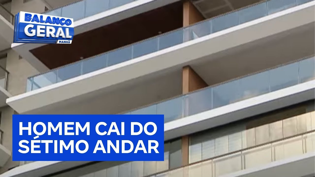 Funcionário cai do 7º andar de condomínio de luxo