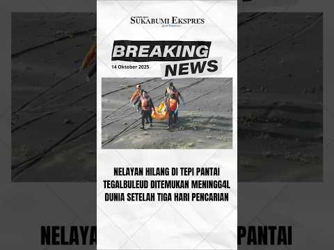 Tiga Hari Hilang, Nelayan yang Tenggelam di Pantai Tegalbuleud Sukabumi Ditemukan Tim SAR