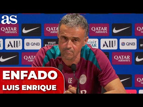 El ENFADO de LUIS ENRIQUE tras ser PREGUNTADO por MBAPPÉ