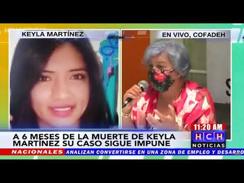 ¡A seis meses! Cofadeh condena pobres resultados tras muerte de Keyla Martínez