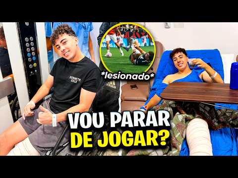 FAZENDO A RECONSTRUÇÃO DO MEU JOELHO PRA VOLTAR PRO FUTEBOL!! cirurgia completa 🏥