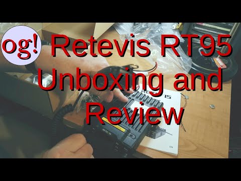 Retevis RT95 Unboxing and review