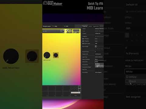 Quick Tip #16 - MIDI Learn (Kontakt GUI Maker 2024)