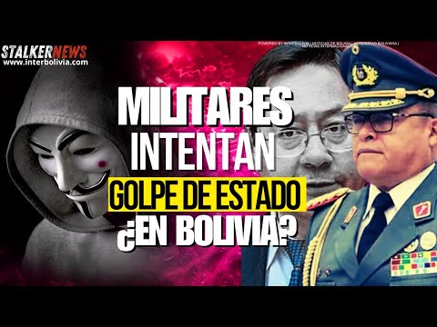¿INTENTO DE GOLPE DE ESTADO EN BOLIVIA?: MILITARES Irrumpen en el Palacio Presidencial