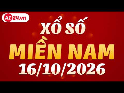 Xổ số miền <strong>Nam</strong> ngày 16 tháng <strong>10</strong> - XSMN - SXMN - KQXSMN hôm nay - Xổ số kiến thiết miền <strong>Nam</strong> thứ 6