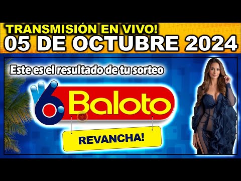 BALOTO REVANCHA: Resultado BALOTO REVANCHA del SÁBADO 05 de octubre 2024