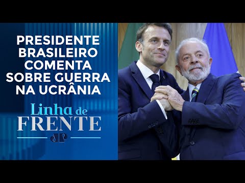 Macron afirma que cabe a Lula convidar Putin para cúpula do G20 | LINHA DE FRENTE