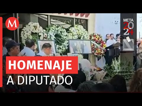 En Chiapas, rinden homenaje al diputado con Juan Pablo Montes de Oca