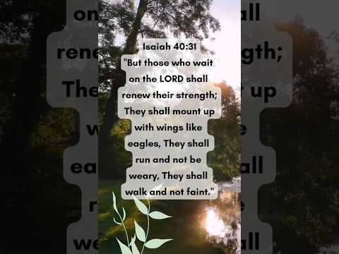 Isaiah 40:31 — Wait on the Lord