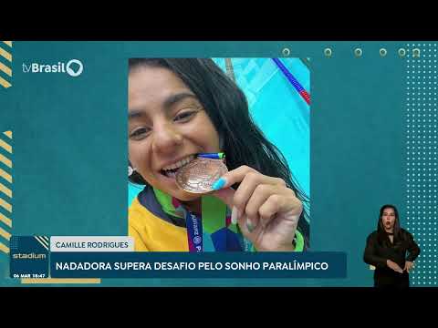 Stadium | Nadadora Camille Rodrigues supera desafio pelo sonho paralímpico