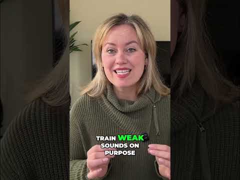 Master Any Language: Train Weak Sounds Daily! Watch the rest of the 35 minute lesson on the YT