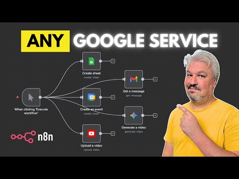 n8n: Connect ANY Google Service (Gmail, YouTube, Veo 3.1 & 400+ More)